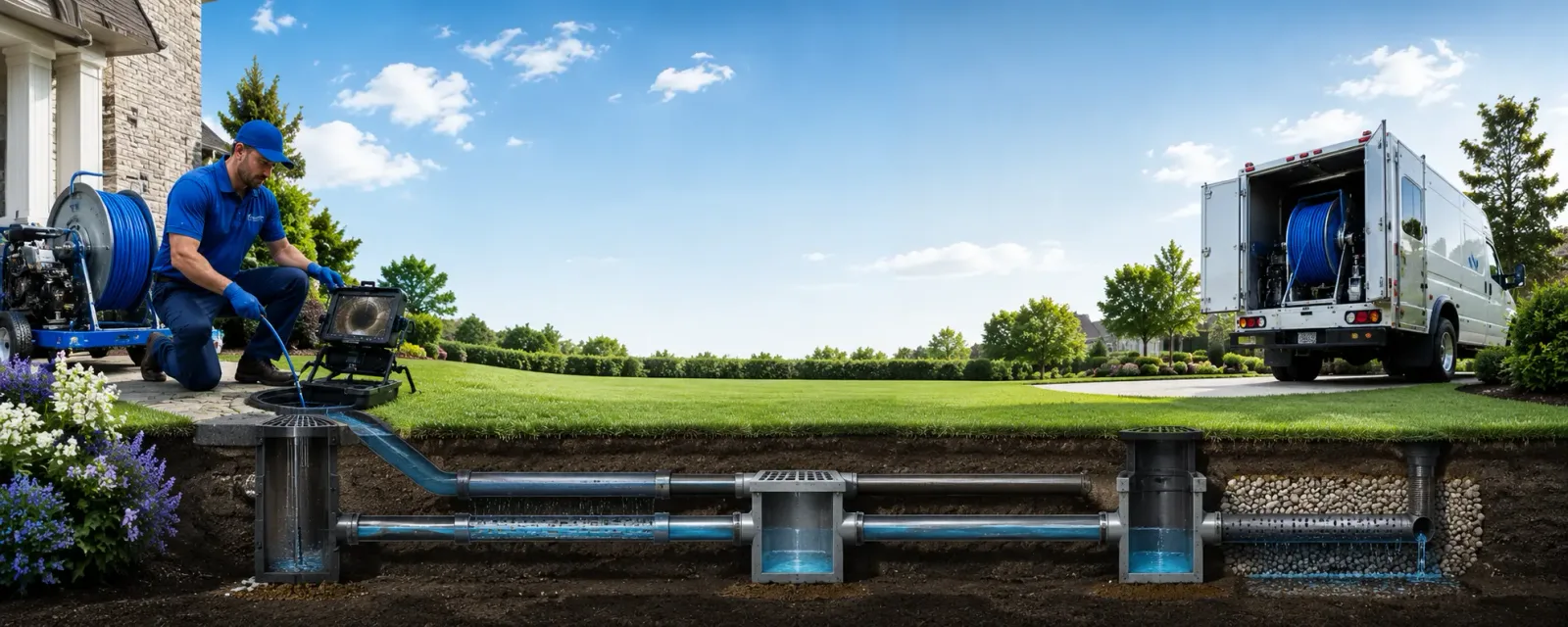Outdoor drain cleaning information for Ames, OK